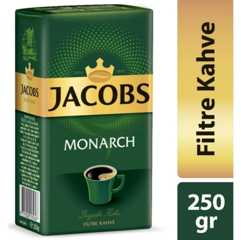 JACOBS MONARCH FILTRE KAHVE 250GR*12